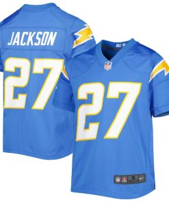 JC Jackson Los Angeles Chargers Nike Youth Game Jersey - Powder Blue