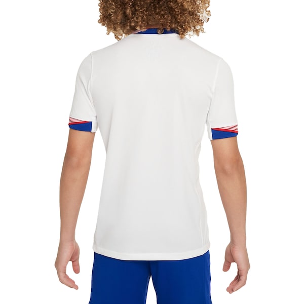 USMNT Nike Youth 2024 Home Replica Jersey - White - Image 2