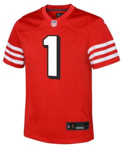 Alternative view of Deebo Samuel Sr San Francisco 49ers Nike Youth Alternate Player Game Jersey - Scarlet