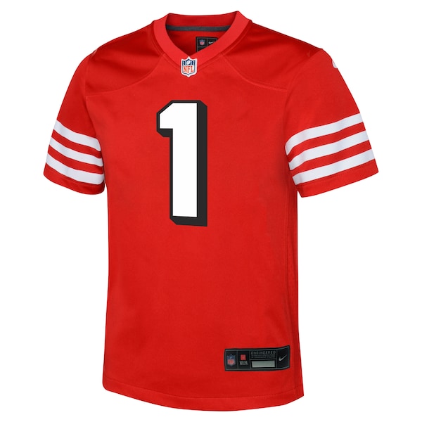 Deebo Samuel Sr San Francisco 49ers Nike Youth Alternate Player Game Jersey - Scarlet - Image 2