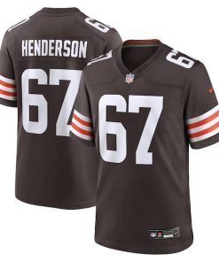 LaDarius Henderson Cleveland Browns Nike Team Game Jersey -  Brown