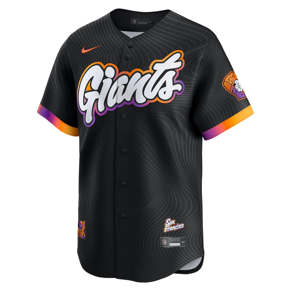 San Francisco Giants Nike 2025 City Connect Limited Jersey - Anthracite - Image 3