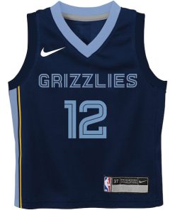 Alternative view of Ja Morant Memphis Grizzlies Nike Preschool Swingman Player Jersey - Icon Edition - Navy
