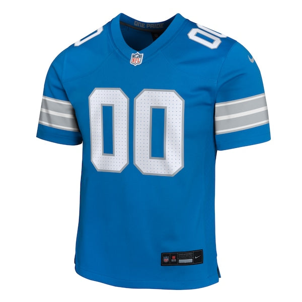 Detroit Lions Nike Youth Custom Game Jersey - Blue - Image 2