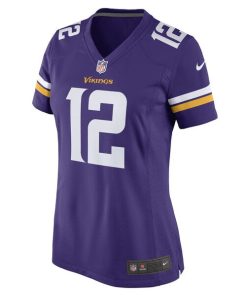 Alternative view of Nick Mullens Minnesota Vikings Nike Women's Game Player Jersey - Purple