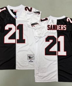 Deion Sanders  Atlanta Falcons Authentic Split Throwback Retired Player Jersey