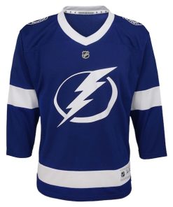 Alternative view of Tampa Bay Lightning Youth Replica Custom Jersey - Blue