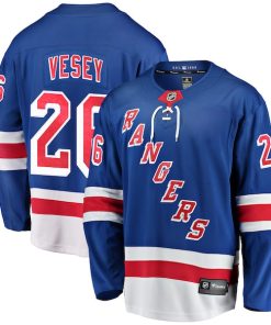 Jimmy Vesey New York Rangers  Home Breakaway Player Jersey - Blue