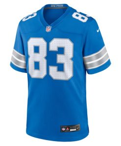 Alternative view of Isaiah Williams Detroit Lions Nike Game Jersey -  Blue