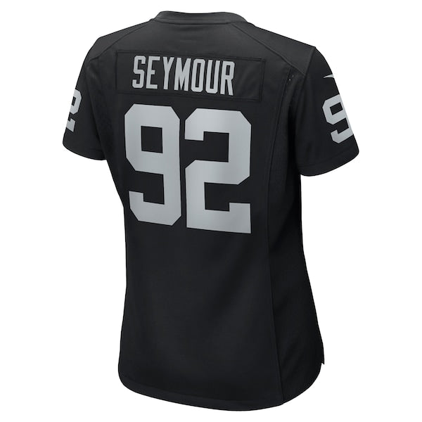 Richard Seymour Las Vegas Raiders Nike Women's Retired Player Game Jersey - Black - Image 3