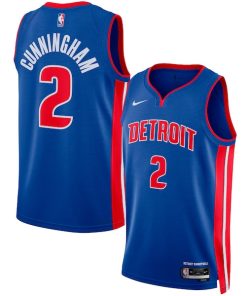 Cade Cunningham Detroit Pistons Nike Unisex Swingman Jersey - Icon Edition - Blue/White