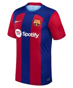 Alternative view of Barcelona Nike 2023 Home Replica Custom Jersey - Royal