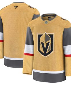 Alternative view of Vegas Golden Knights  Home Premium Jersey - Gold/Gray/White