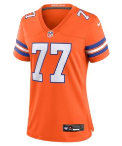 Alternative view of Quinn Meinerz Denver Broncos Nike Women's Mile High Collection 1977 Throwback Player Game Jersey - Orange