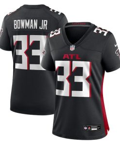Billy Bowman Jr. Atlanta Falcons Nike Women's Team Game Jersey -  Black