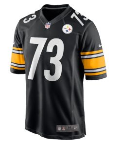Alternative view of Isaac Seumalo Pittsburgh Steelers Nike  Game Jersey -  Black