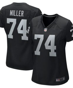 Kolton Miller Las Vegas Raiders Nike Women's Game Jersey - Black