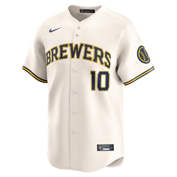 Sal Frelick Milwaukee Brewers Nike Home Limited Player Jersey - Cream - Image 2