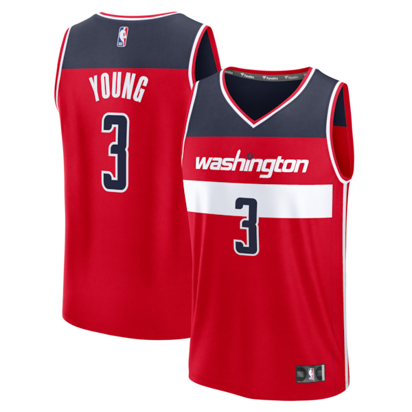 Trae Young Washington Wizards Fast Break Jersey - Icon Edition - Red