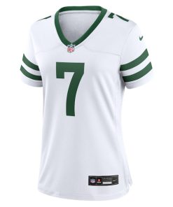 Alternative view of Justin Fields New York Jets Nike Women's Game Jersey -  White