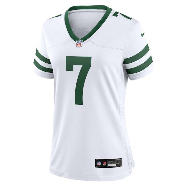 Justin Fields New York Jets Nike Women's Game Jersey - White - Image 2