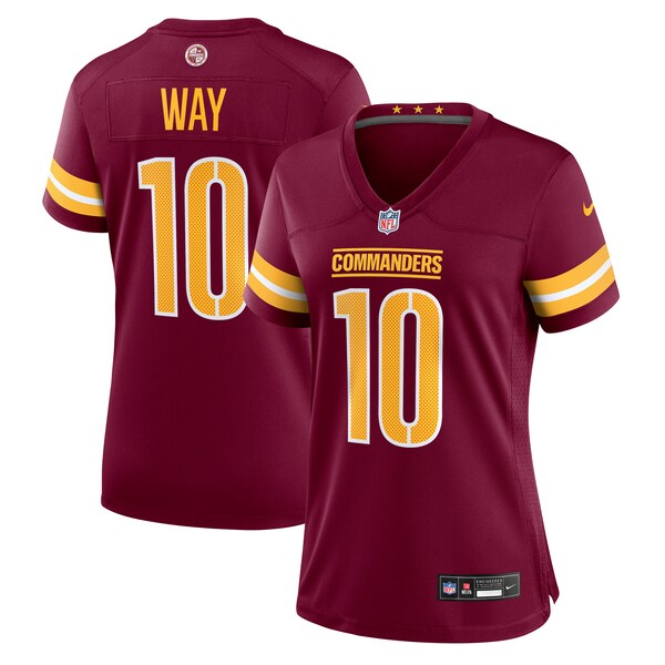 Tress Way Washington Commanders Nike Women's Game Jersey - Burgundy - Image 7