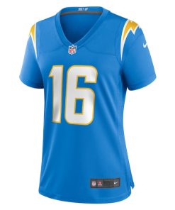 Alternative view of Tyler Johnson Los Angeles Chargers Nike Women's Team Game Jersey -  Powder Blue