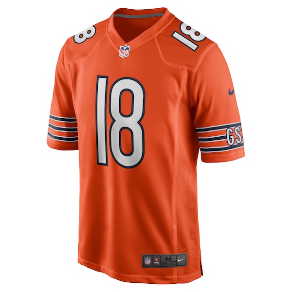 Caleb Williams Chicago Bears Nike Alternate 2024 NFL Draft First Round Pick Player Game Jersey - Orange/White - Image 3