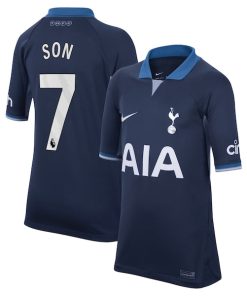 Son Heung-Min Tottenham Hotspur Nike Youth 2023/24 Away Stadium Replica Player Jersey - Navy