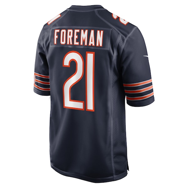D'Onta Foreman Chicago Bears Nike Game Jersey - Navy - Image 3