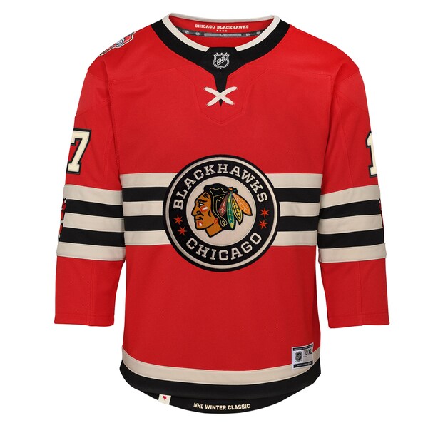 Nick Foligno Chicago Blackhawks Youth 2025 NHL Winter Classic Premier Player Jersey - Red - Image 2