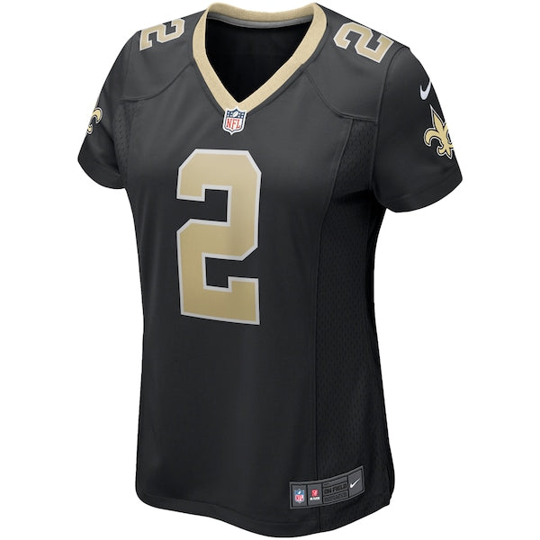 Jameis Winston New Orleans Saints Nike Women's Game Jersey - Black - Image 2