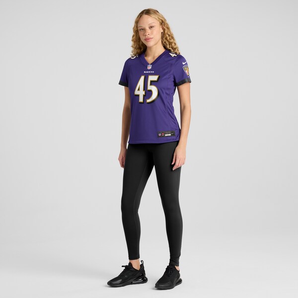 Christian Matthew Baltimore Ravens Nike Women's Game Jersey - Purple - Image 5
