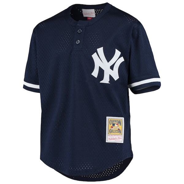 Derek Jeter New York Yankees Youth Cooperstown Collection Mesh Batting Practice Jersey - Navy - Image 2