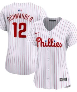Kyle Schwarber Philadelphia Phillies Nike Women's Home Limited Player Jersey - White