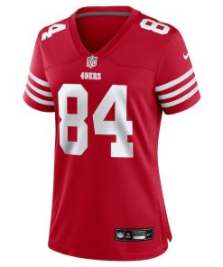 Alternative view of Kendrick Bourne San Francisco 49ers Nike Women's Team Game Jersey -  Scarlet