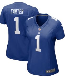Abdul Carter New York Giants Nike Women's First Round Pick Game Jersey - Royal