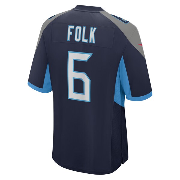 Nick Folk Tennessee Titans Nike Team Game Jersey - Navy - Image 3