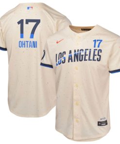 Shohei Ohtani Los Angeles Dodgers Nike Youth 2024 City Connect Limited Player Jersey - Cream