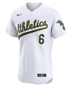 Alternative view of Aledmys Diaz Oakland Athletics Nike Home Elite Player Jersey - White