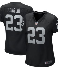 David Long Jr. Las Vegas Raiders Nike Women's Team Game Jersey -  Black