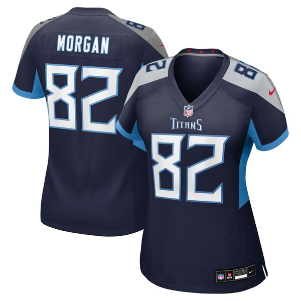 Stanley Morgan Tennessee Titans Nike Women's Team Game Jersey - Navy - Image 2