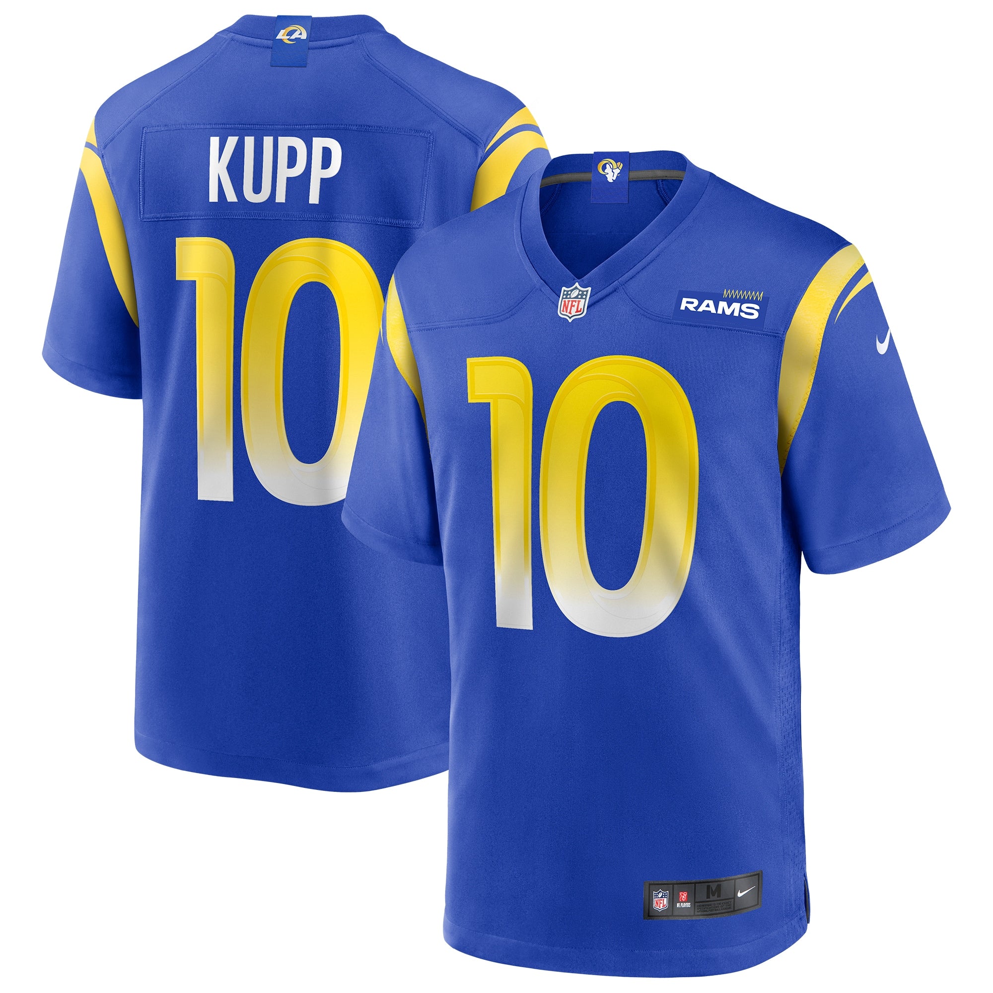 Cooper Kupp Los Angeles Rams Nike Game Jersey - Bone/Royal/White - Image 8