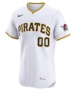 Alternative view of Pittsburgh Pirates Nike  Home Elite Pick-A-Player Retired Roster Jersey - White