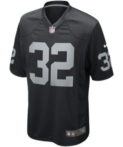 Alternative view of Marcus Allen Las Vegas Raiders Nike Game Retired Player Jersey - Black