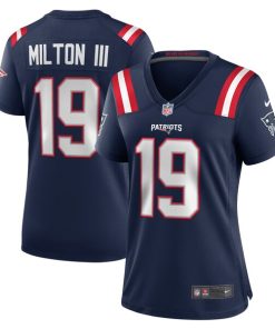 Alternative view of Joe Milton III New England Patriots Nike Women's  Game Jersey -  Navy