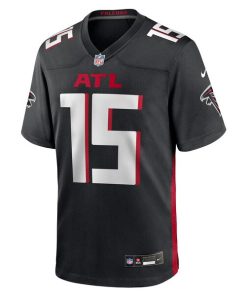 Alternative view of Emory Jones Atlanta Falcons Nike Team Game Jersey -  Black