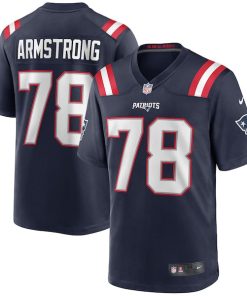 Bruce Armstrong New England Patriots Nike Game Retired Player Jersey - Navy