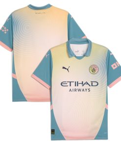 Manchester City Puma 2024/25 Fourth Replica Jersey - Blue