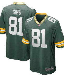 Ben Sims Green Bay Packers Nike Team Game Jersey -  Green